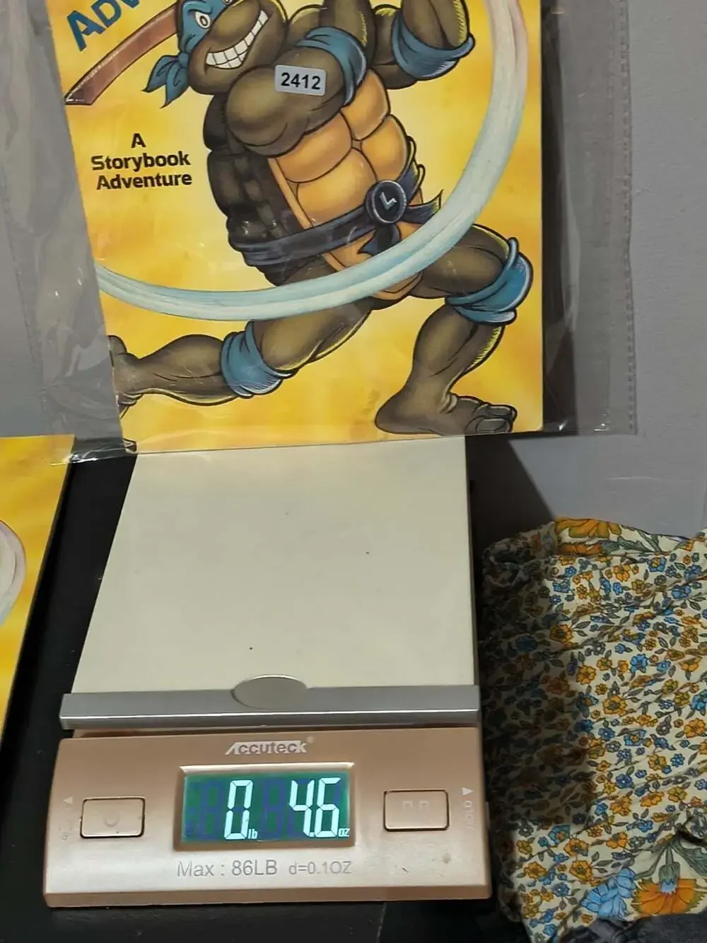 Teenage Mutant Ninja Turtles A Fishy Adventure PB 1990 Random House Illus 2412